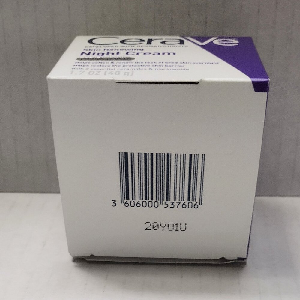 Cerave Skin Renewing NIGHT CREAM PEPTIDE COMPLEX Hyaluronic Acid ~ 1.7 oz - NEW - Picture 5 of 8